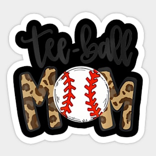 Leopard Ball Mom Sticker